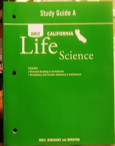 Study Guide A Ca Sci 2007 Life