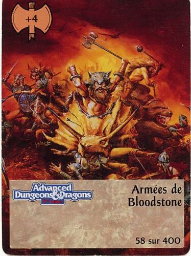 Spellfire 1ere Edition Vf 58 Sur 400 Unco Armées De Bloodstone