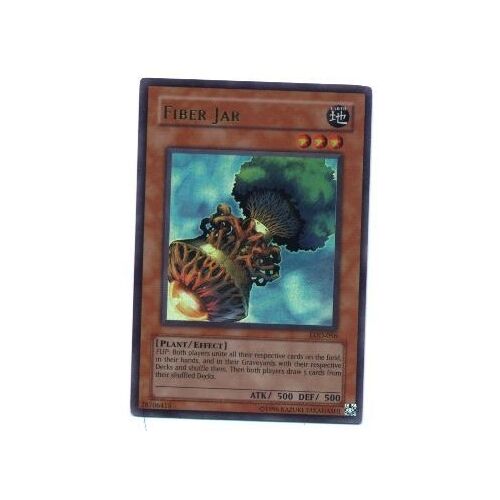 Yugioh Us Série Lod Carte Ultra Rare Holo N° Lod-056 Fiber Jar