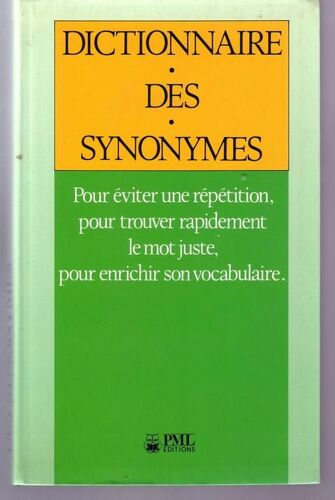 Dictionnaire Des Synonymes