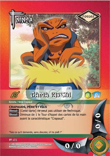 Naruto Serie 4 Ni-175 Gama Kitchi