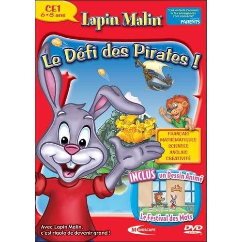 Lapin Malin Ce1 - Le Défi Des Pirates ! Version 2007/2008 Pc
