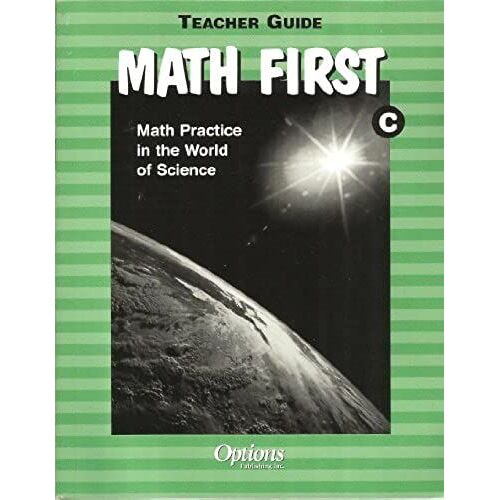 Math First - Math Practice In The World Of Science - Book C - Teacher Guide