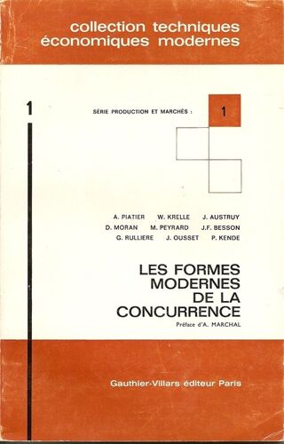 Les Formes Modernes De La Concurrence