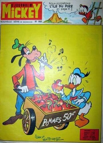 Journal De Mickey (Le) - N°:868 - 02/02/1969