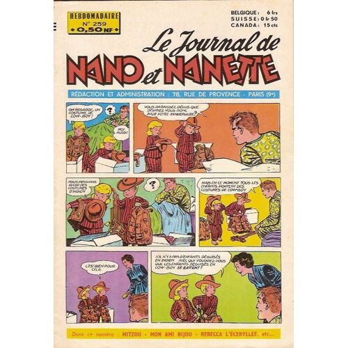 Le Journal De Nano Et Nanette  N° 259