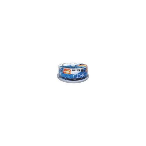 Philips - 25 x CD-R - 700 Mo (80 min) 52x - spindle