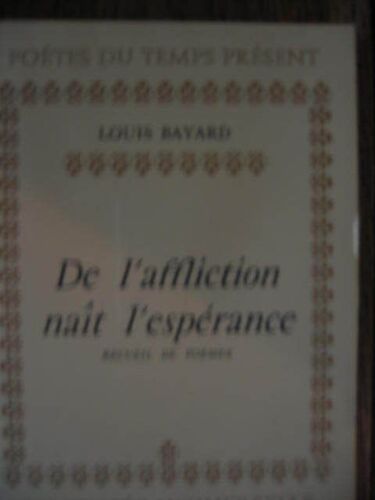 De L'affliction Naît L'espérence : Sic :