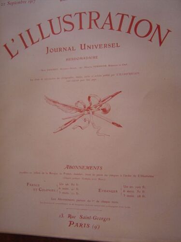 Illustration (L') N°3890 Du 22-09-1917