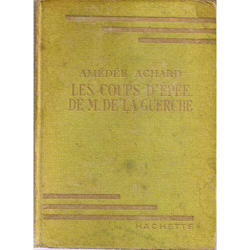 Les Coups D'epee Da M. De La Guerche