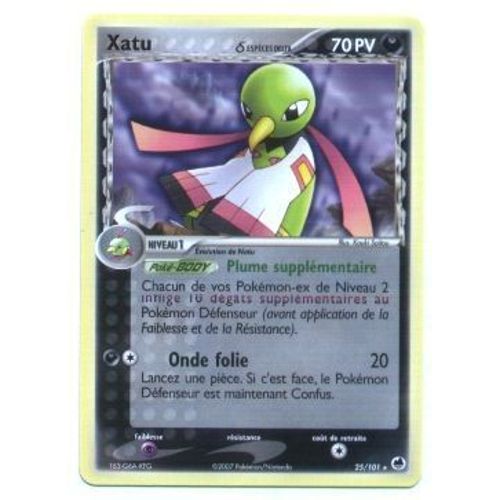 Pokemon Francaise Ex Ile Des Dragons Rare N° 25/101 Xatu