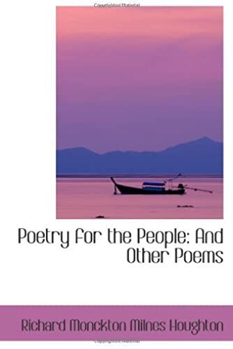 Poetry For The People: And Other Poems