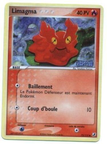 Pokemon Francaise Ex Forces Cachees Holo N° 73/115 Limagma