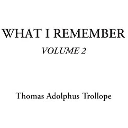 What I Remember, Volume 2