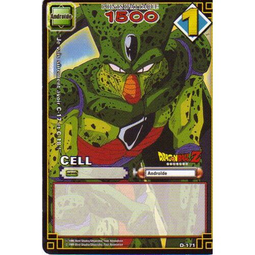 Cell  - D 171 - Dragon Ball - Serie 2 - Vf - 2006
