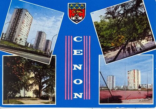 Cenon."Vues Diverses" . Gironde. 1971