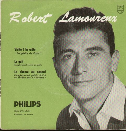 Visite À La Radio "Paupiette De Paris"  -  Le Golf Enregistrement Public - La Chasse Au Canard Enregistrement Public Au Théatre Des "3 Baudets" Pochette Granulée