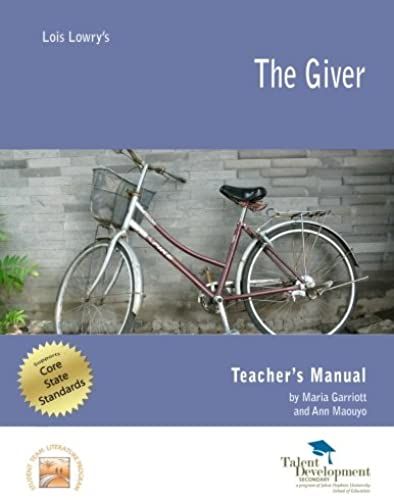 The Giver Teacher's Manual