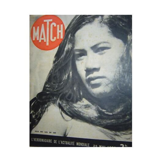 Match 25 Mai 1939 N° 47 : Fille Des Ïles Du Sud