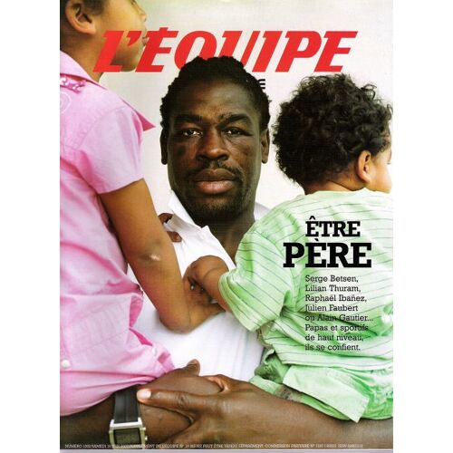 L'equipe Magazine  N° 1302 : Ëtre Père - Serge Betsen, Lilian Thuram, Raphaël Ibanez,...