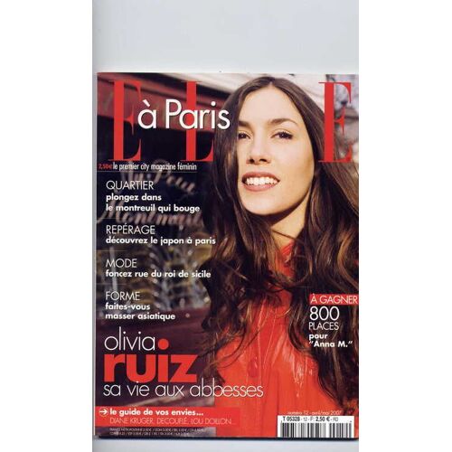 Elle À Paris  N° 12 : Olivia Ruiz Sa Vie Aux Abbesses