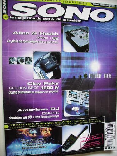 Sono Magazine  N° 270 : Juin 2002