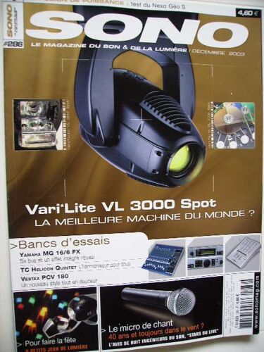 Sono Magazine  N° 286 : Decembre 2003