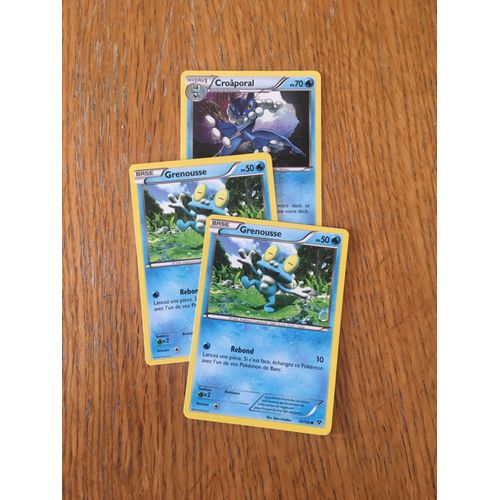 (1620) 2x Grenousse + Croâporal (Pokemon)