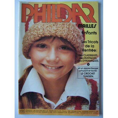 Phildar Mailles Enfants  N° 54 : Les Tricots De La Rentrée