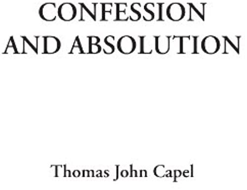 Confession And Absolution