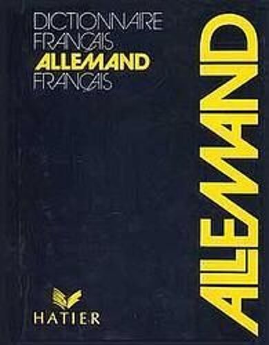 Dictionnaire Allemand/Francais- Francais/Allemand