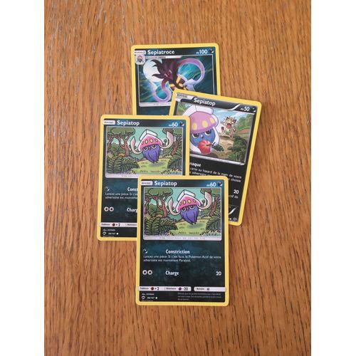 (1119) Sepiatroce + 3x Sepiatop (Pokemon)
