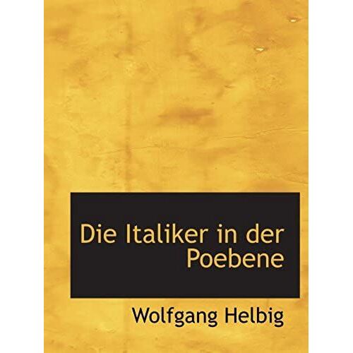 Die Italiker In Der Poebene