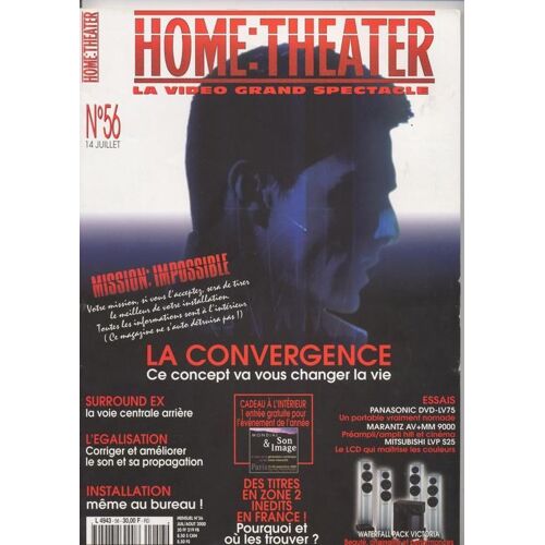 Home Theater / 07-2000 N° 56 : Tom Cruise (Couverture)