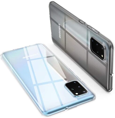 Coque Samsung S20 Plus,S20+ Coque Ultra Mince Premium TPU Silicone Transparent Flexible Anti-Trace Souple Coque Housse Compatible avec Samsung Galaxy S20 Plus(2020) 6,7 - [Crystal Clear]