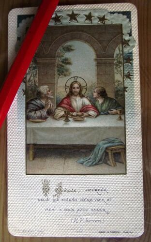 Souvenir De Communion St Léger Des Vignes 11 Juin 1933.