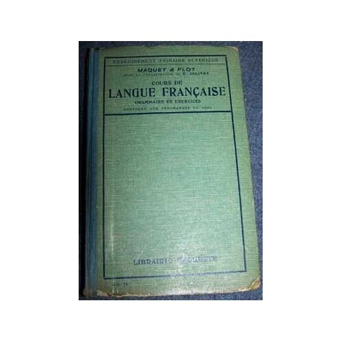 Cours De Langue Française