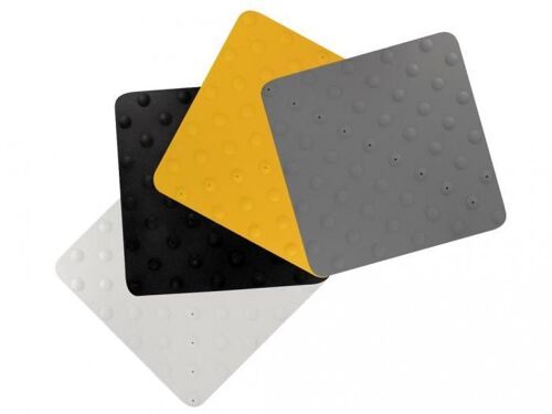 Dalles podotactiles DINAC Dinalert - Gris DV10 TPU - 975 x 412 mm - 102225D