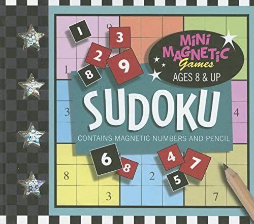 Mini Magnetic Games: Sudoku: Contains Magnetic Numbers & Pen