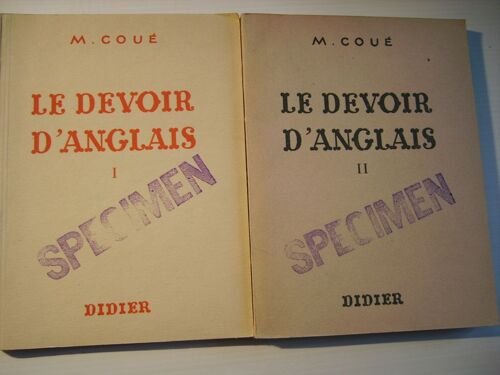 Le Devoir D'anglais Ii, Manuel Pratique Pour Les Classes De Seconde Et De Premiere