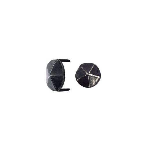 Cache vis fer forgé HSI tête diamant forme ronde 2 pointes - 16x11mm - 179930