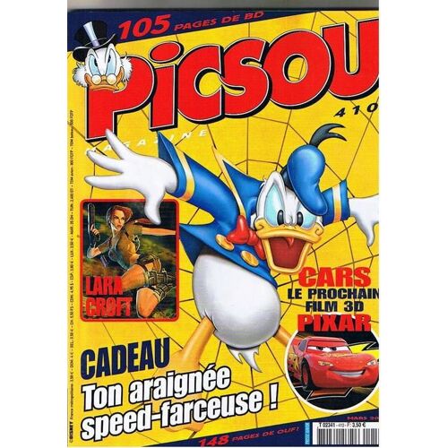 Picsou Magazine  N° 410 : Cars Le Prochain Film Pixar