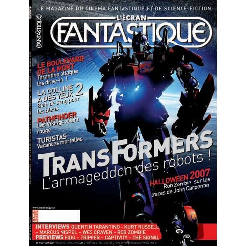 L'ecran Fantastique N° 277 : Transformers Armageddon Des Robots