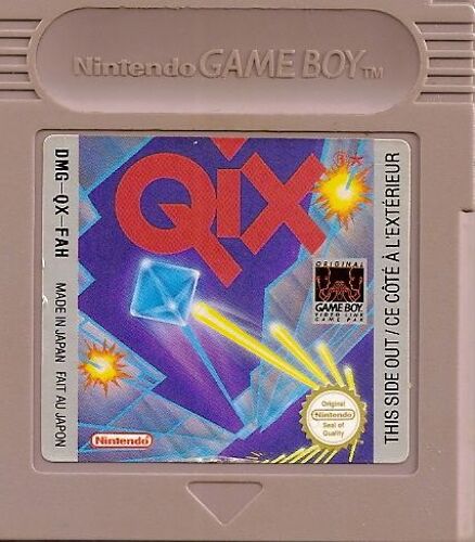 Qix (Version Euro Noir Et Blanc) Game Boy
