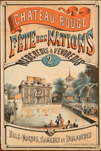 Affiche Château Rouge Fête Des Nations