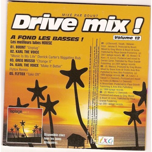 Drive Mix ! Volume 12 - 5 Titres 2001