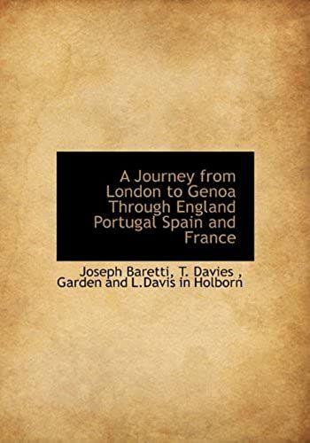 A Journey From London To Genoa Through England Portugal Spain And France