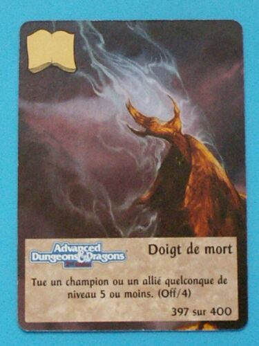 Spellfire - Doigt De Mort 397/400 - Première Édition - Vf
