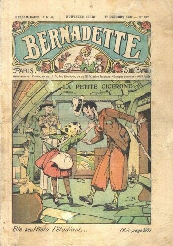 Bernadette  : Année 1937 - Nouvelle Série  N° 407 : La Petite Cicerone