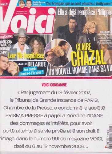 Voici  N° 1009 : Claire Chazal, Un Nouvel Homme Dans Sa Vie